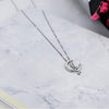 Power Necklace S925 Sterling Silver Cat on Moon Animal Pendant Necklace 18